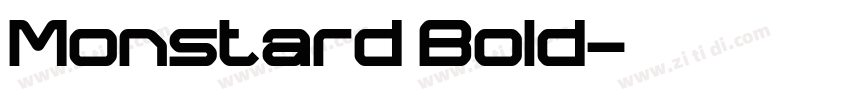 Monstard Bold字体转换